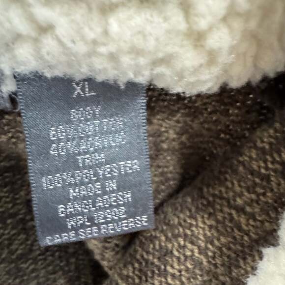 Oscar De La Renta Quarter-Zip Pullover Sweater Sherpa Collar - Picture 6 of 8